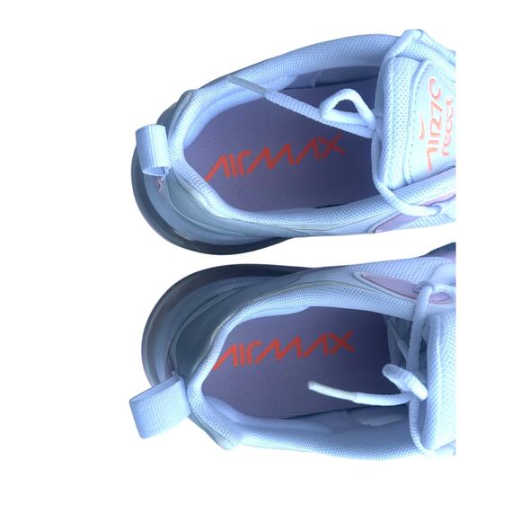 Nike Air Max 270 React Sneakers Pink/White Women's 12 - Picture 7 of 10